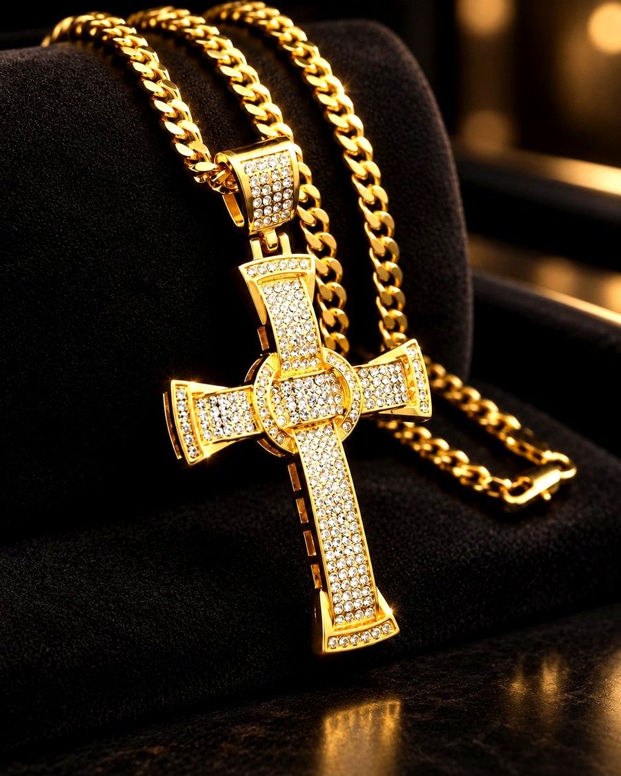 Cross pavé